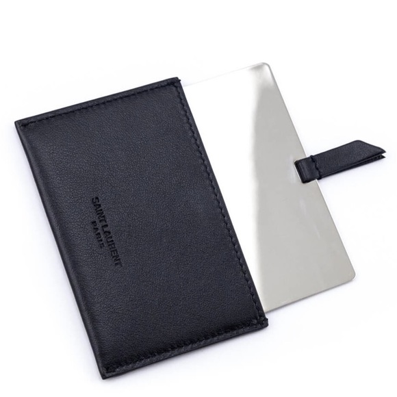 Saint Laurent Mirror Leather "FOR YOU" Card Holder - Picture 5 of 10